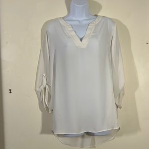 Large white Chaus NY blouse